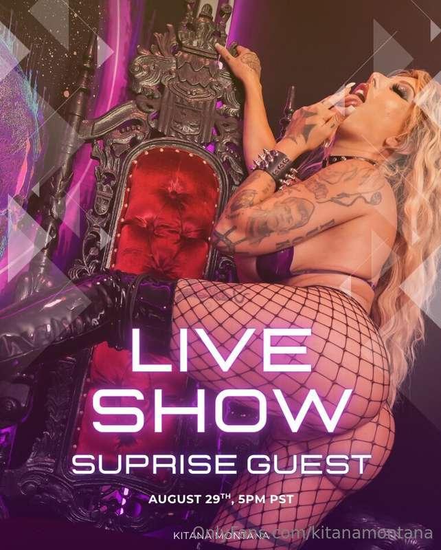 📣 LIVE REMINDER! 📣FRIDAY at 5pm , pst with a HOT SURPRISE🔥