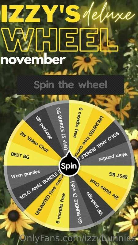 **🚨NEW EDITION🚨**  ***✨DELUXE NOVEMBER WHEEL ✨***  OMG every..