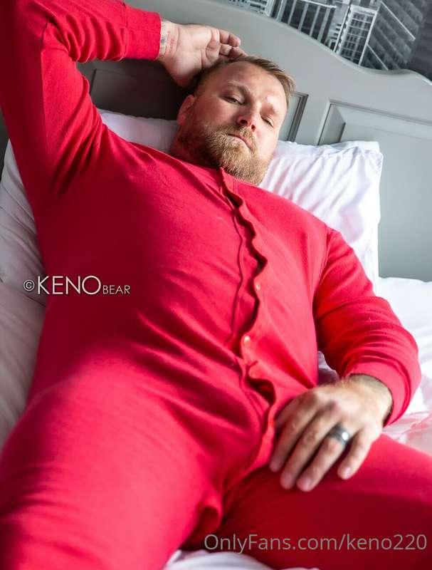 Bedtime bear union suit - set 1 of 2 images