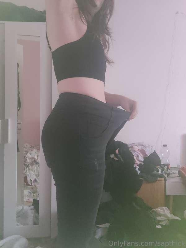 Taking bets how long it'll take me to fill out this jeans.