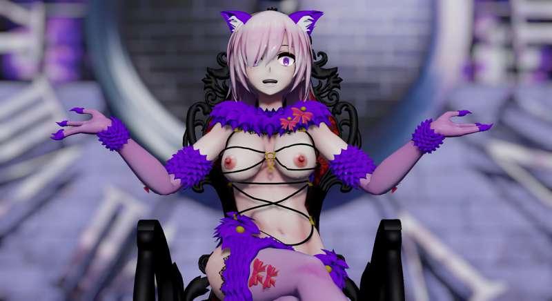 2K & FullHD 【MMD R-18】 MONSTER - Mash Kyrielight