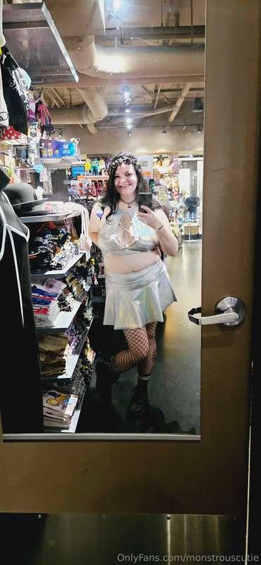 I got dressed up to go to the pride parade in my city on Sun..