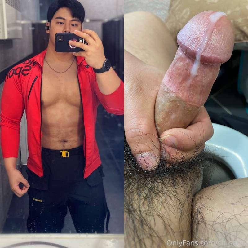 His cum shot pic