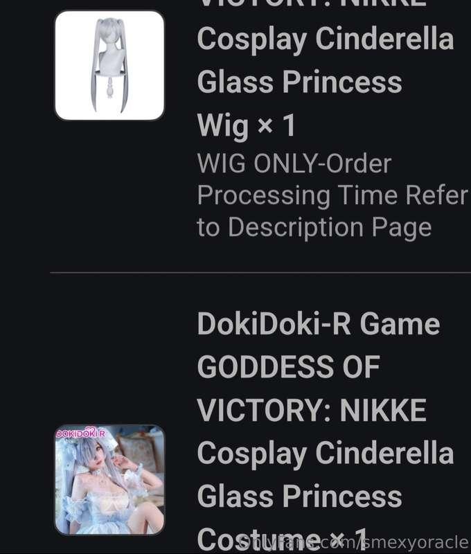 Hello guys!💕I ordered Cinderally's dress from Nikke cosplay ..