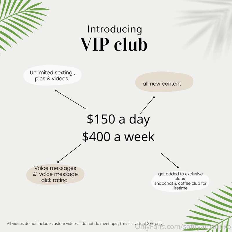 My VIP club has so many members ! If your not apart of it yo..