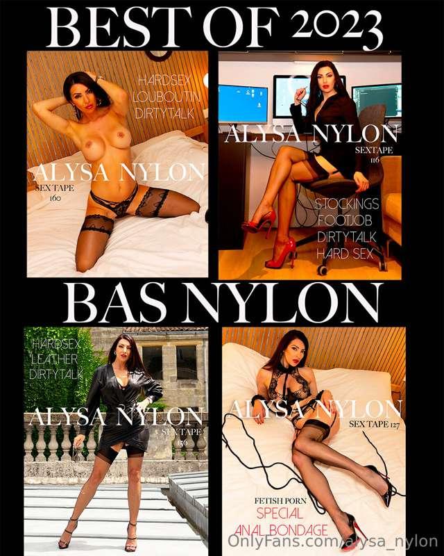 🇺🇸BEST OF 2023 NYLON STOCKINGS: the 4 most beautiful sex vid..