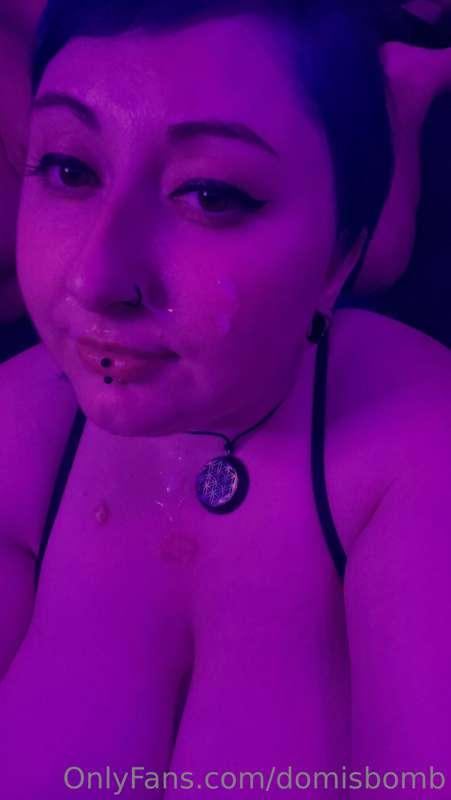 Gagging on Daddy’s cock until he cums on my face💦😋 + bonus c..