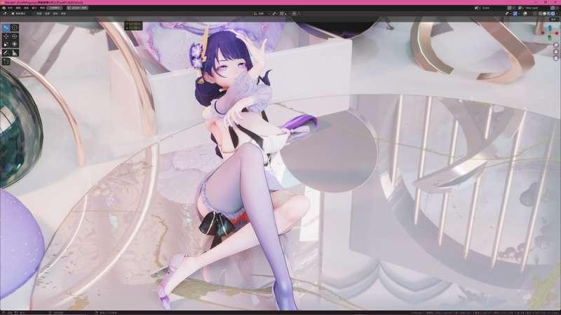 【120FPS】Shredded Coconut Purple Potato Milk Cube