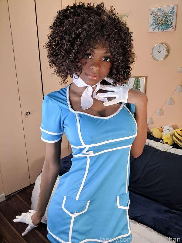 My Fansly page is now active! Uploading this full classic popular set of me as Lola from Huniepop to all subs &lt;3 

My Hoe Depot video will be available tonight!

#ebony #cosplay #huniepop #blackcosplay #blackgirl

I also have a Chainsaw Man collab set dropping this week too! Lots to look forward to :3
