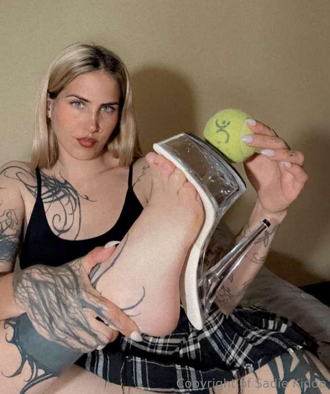 Imagine this ball being your private parts. Yes, you can see..