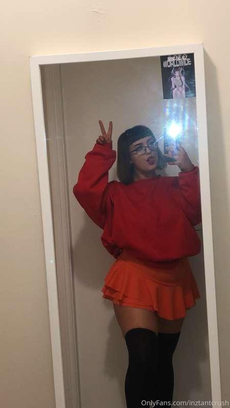 could potentially dress up as velma again and make content i..