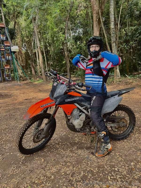 Some photos on the bike😈I like to go to different places and..
