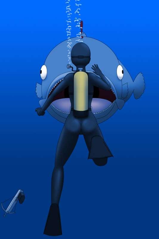 Fish attack