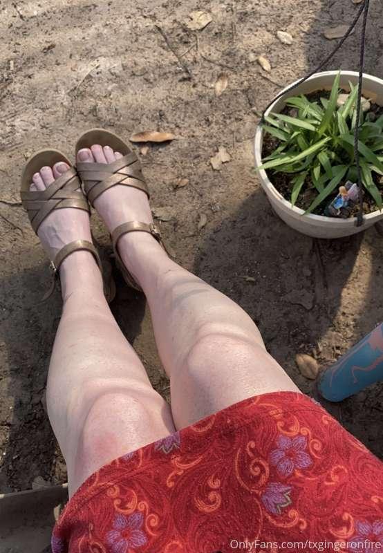 A beautiful day to wear a summer dress and wedges. 🥰 This is..