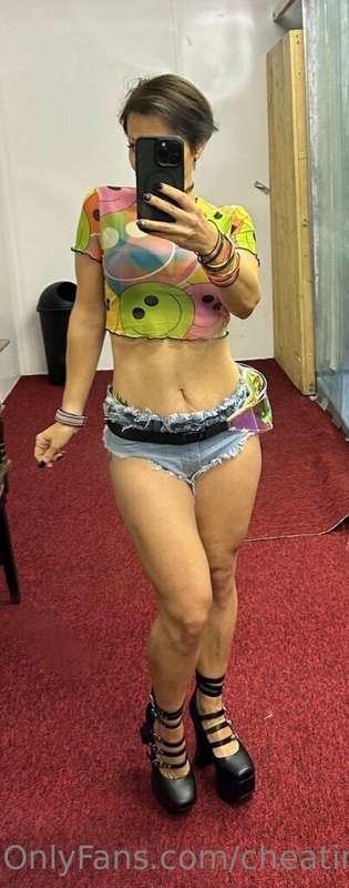 Before the bunny mask last night 🤭
