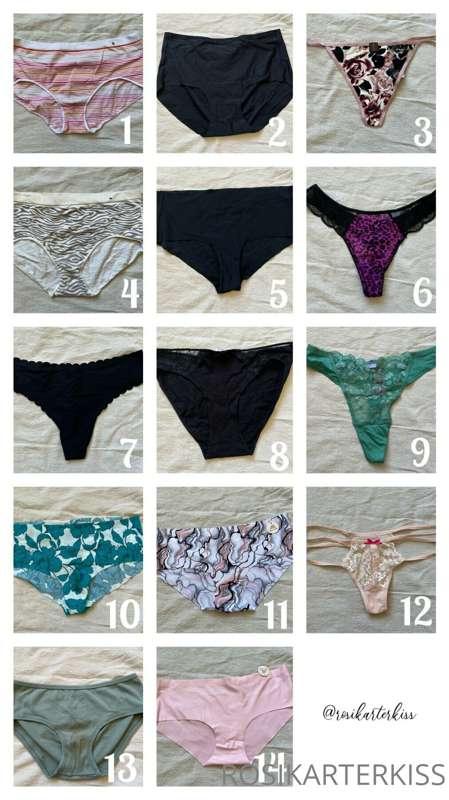 You guys totally WIPED OUT my panty selection! I added a few..