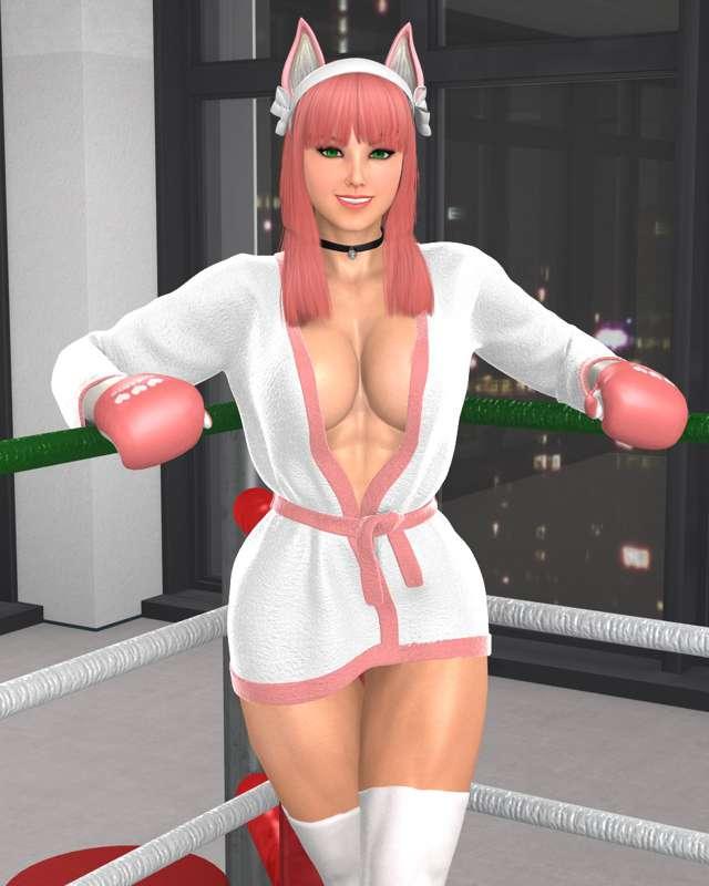 Girls on Boxing Robes!