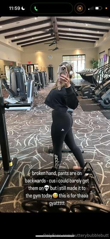 running late to stream cuz gymmmm THAAA GYATTT CUMS FIRST