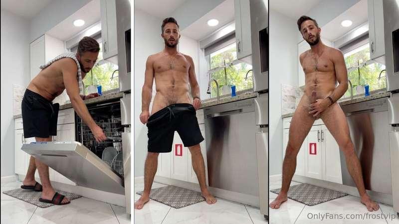 DISHES SOLOGot horny cleaning up the kitchen, decided to whi..