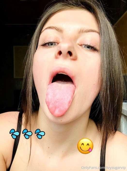 long tongue hmm? 😋😋😋 Can I wrapped your dick with?