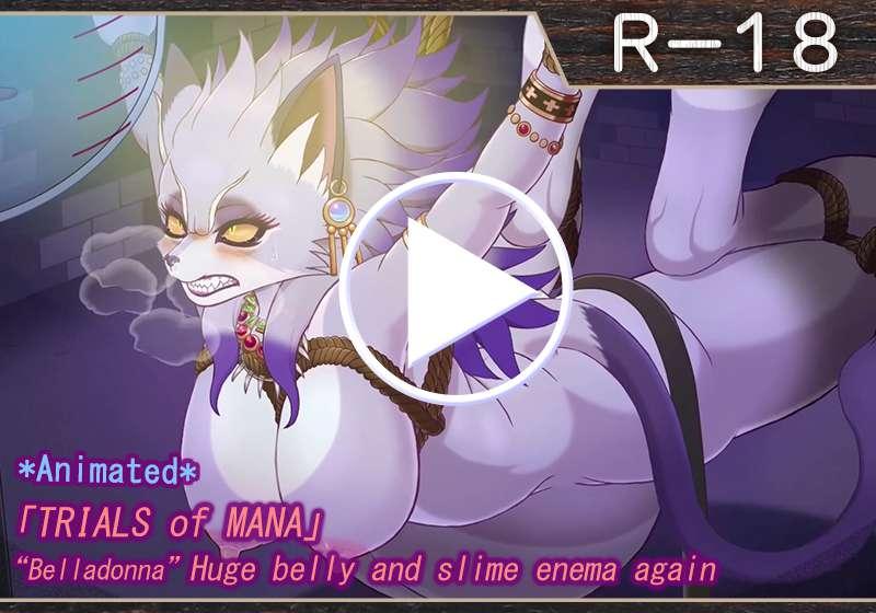 [GF]"Belladonna(ToM)" Huge belly and slime enema again