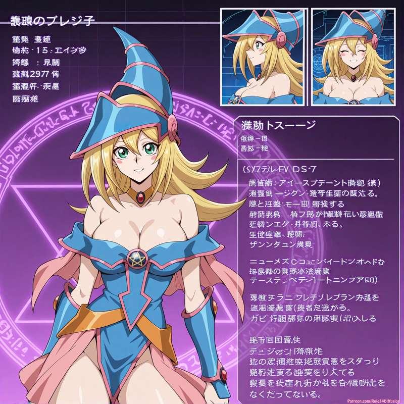 Dark Magician Girl of Yu-Gi-Oh! Sexy Poses [Gen 2.5]