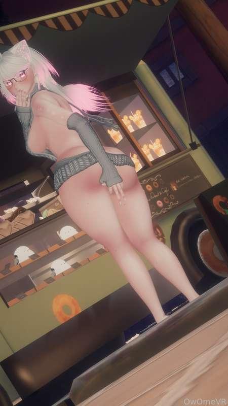 Hey you stop starring~❤️

All my stuffs: https://linktr.ee/OwOmeVR

#hentai #anime #vtuber #lewdtuber 
#ass #lewd #nsfw #nude #fyp #abs