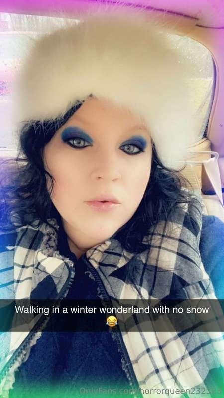 Ugh do you have snow? Ours melted 😩