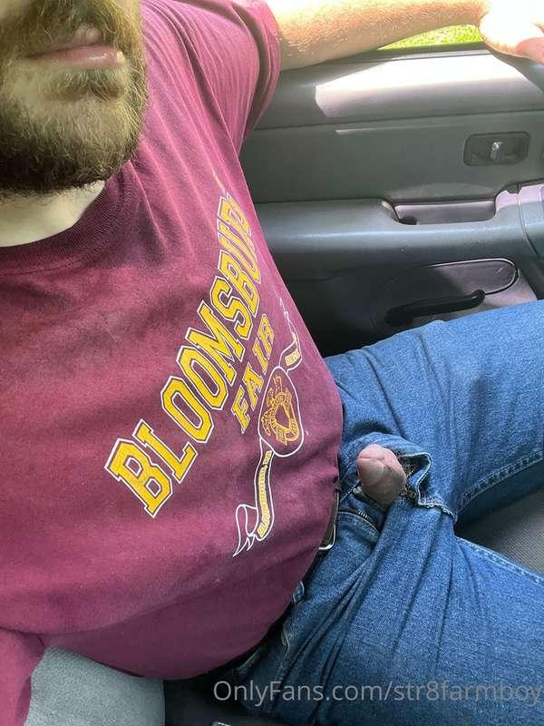 When your hot and sweaty sometimes you to air it out 😉