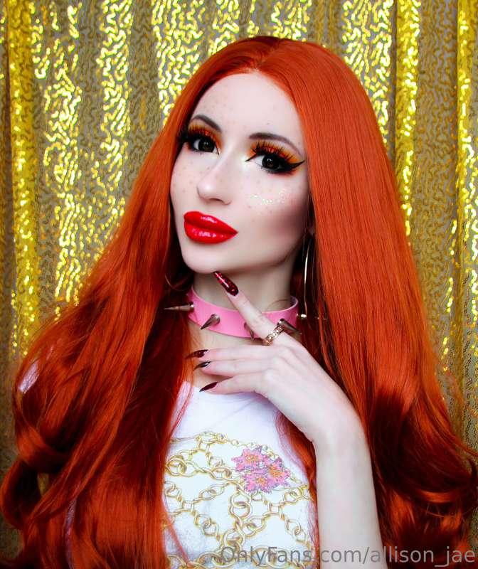 I also have an orange wig in my collection.