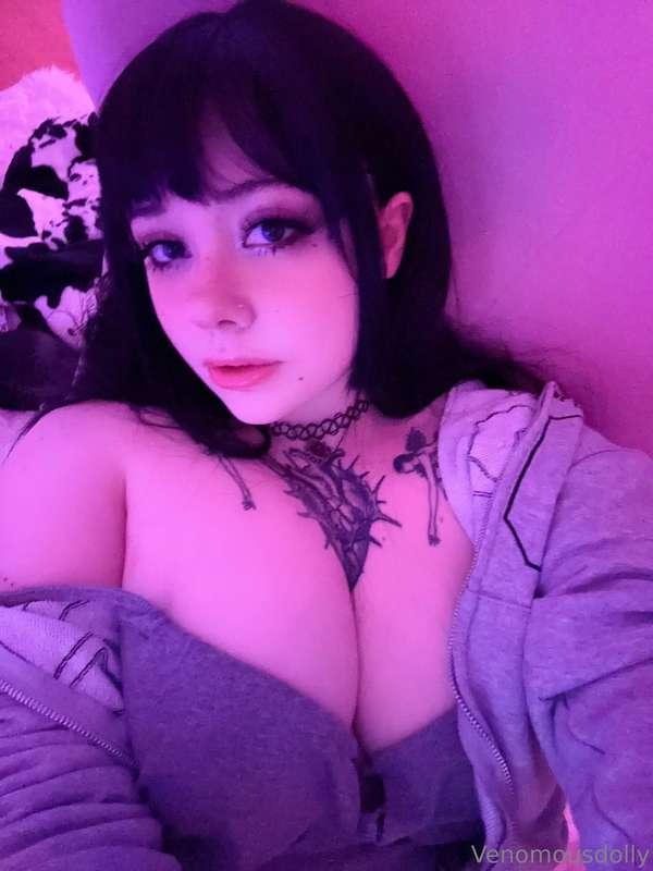 I know you're dying to see what's under this sweater, just s..