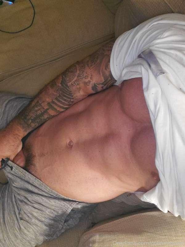 Taking out my thick cock...Are you going to suck it like a g..