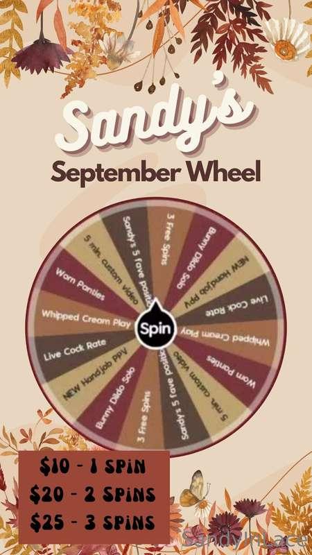 🍂 ***SEPTEMBER SPIN THE WHEEL*** 🍂  It’s time to ditch your ..