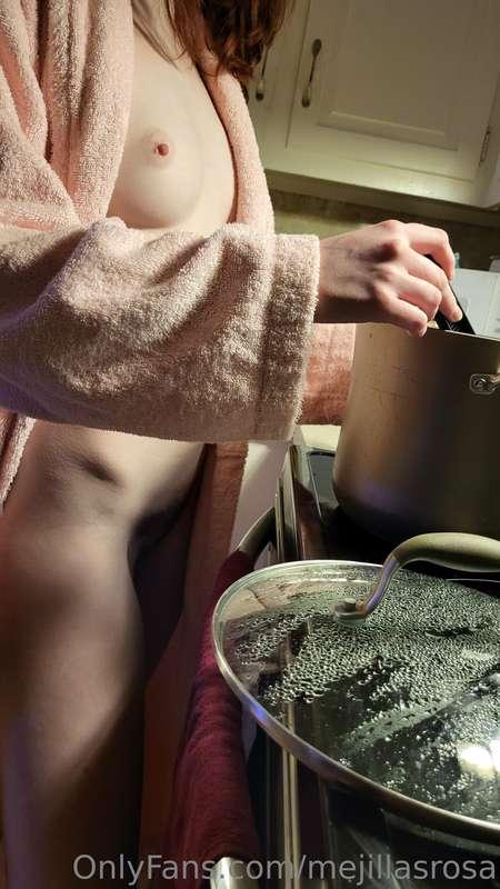 Cooking dinner!