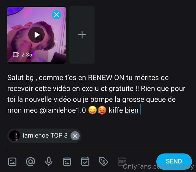 Activez votre renew ON 😈