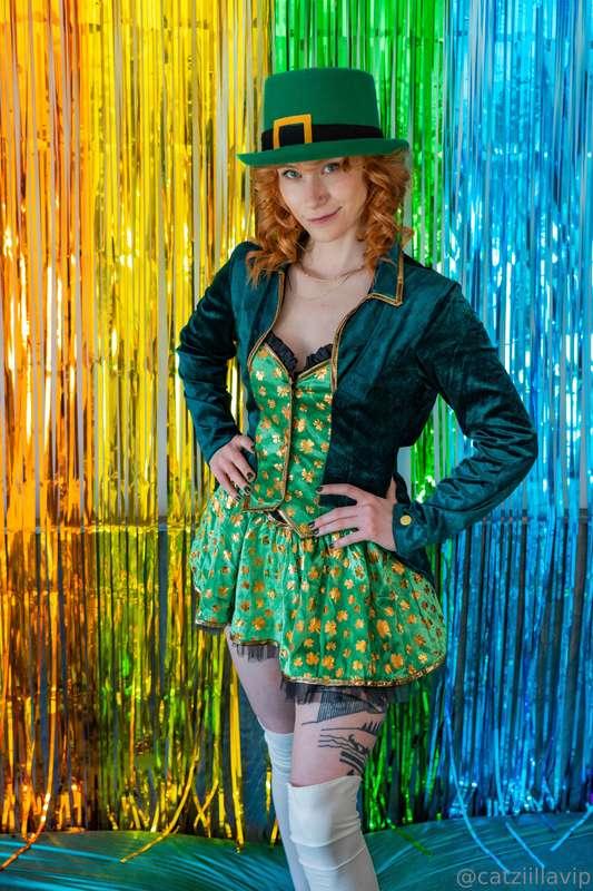 I look pretty cute as a leprechaun 👀...