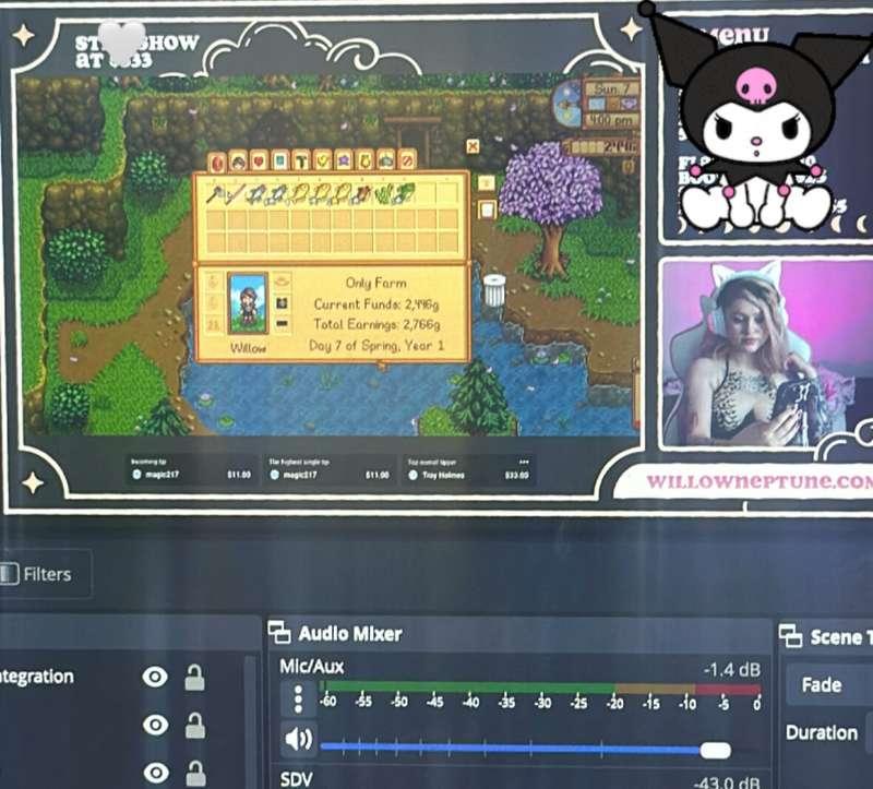 thinking of streaming again later this week, what day works ..