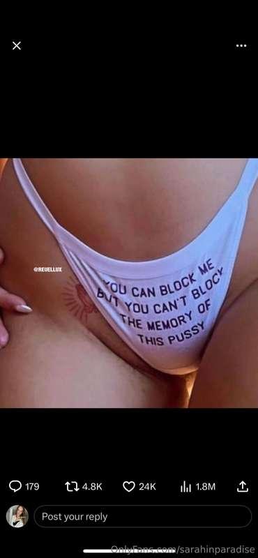 #funnypost   No one forgets this pussy, even after I’m gone!..