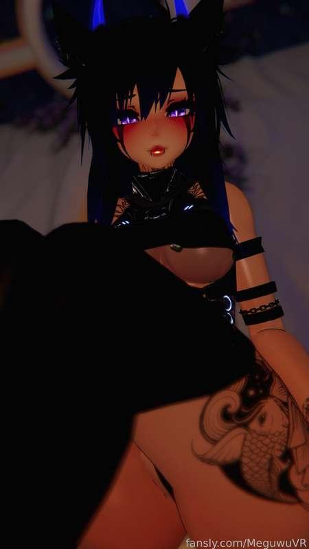 if you see this I love you, you're cute 💙🖤