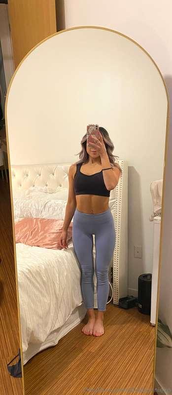 I’ve been going to more pilates classes 😉 gotta keep it tigh..