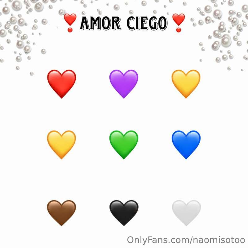 ❣️**Amor ciego**❣️
Desbloquea un corazón para recibir un pac..