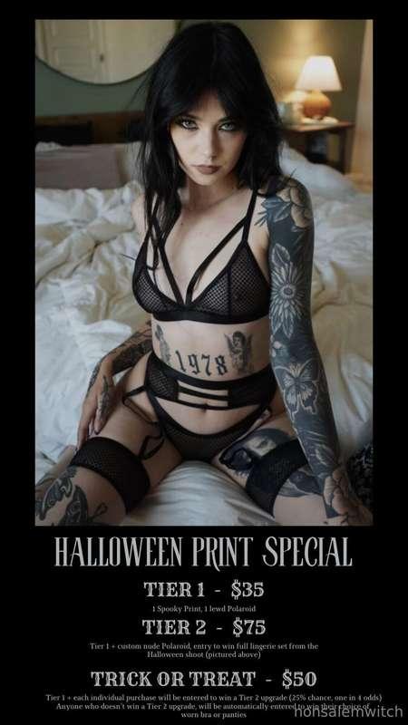 Preorders for my Halloween prints, Polaroids, and extra good..