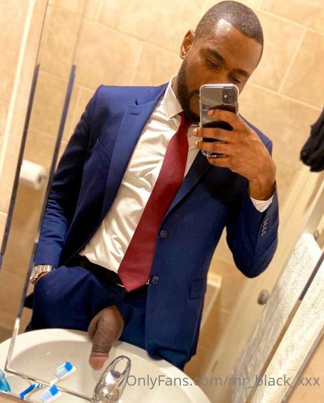 Your wife said I look good in a suit 🍆😈