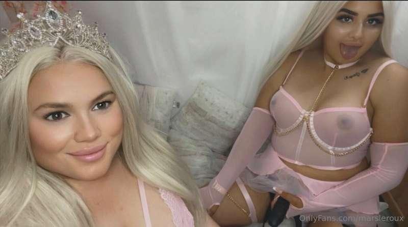 So we did a short video of me being fucked with a strap on 🤭