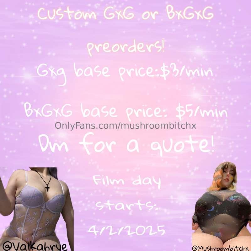 Collab day coming soon! Preorders are open! Dm me or val for..