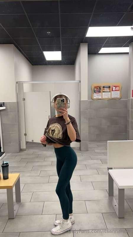 would you say hi if u saw me at the gym?