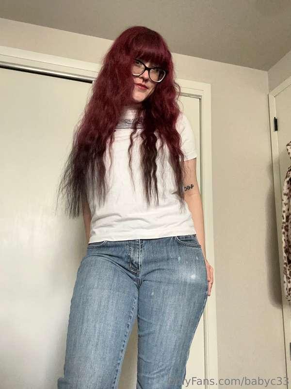 It’s a shame jeans smoosh my booty 