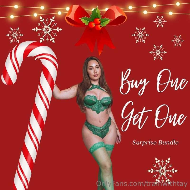Double the fun, double the naughty... 🎄 Buy one, get one fre..