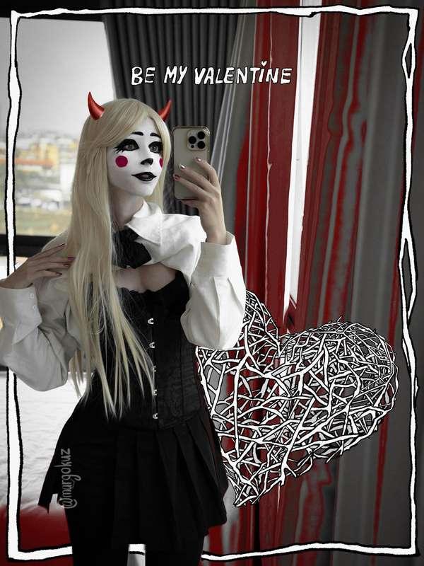 ❤️Valentine's Day card and my new cosplay for February 14th — Charlie from 'Hazbin Hotel'. 
I've got a bunch of photos and I've even prepared some videos, so there's going to be a lot of content!


#fyp #cosplay #cosplayer #altgirl #alternative #anime #geekgirl #bodypaint #kawaii #teen