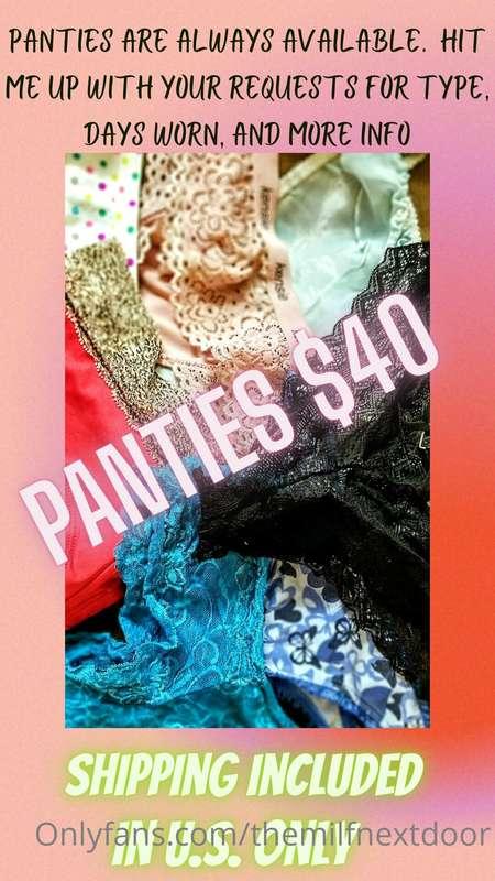 Now available here on free site. Buy a pair of panties get a..